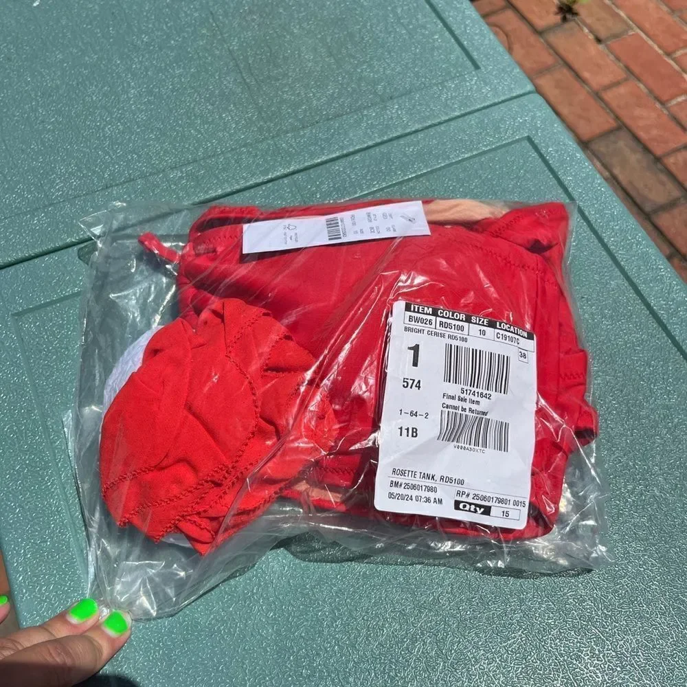 J Crew Rosette Side Cut-Out One Piece Swimsuit NWT